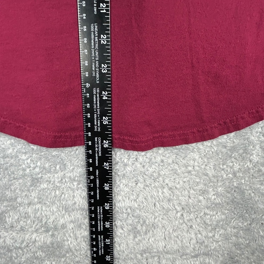 Hollister Men Burgundy‎ Hooded Tee Long Sleeve Pocket Logo Size M - Picture 7 of 9